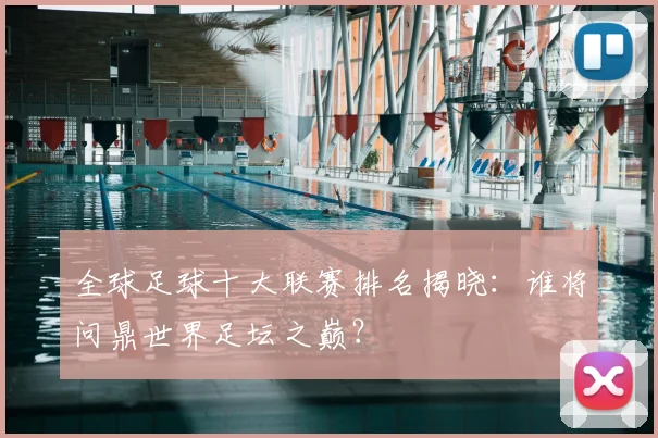 全球足球十大联赛排名揭晓：谁将问鼎世界足坛之巅？